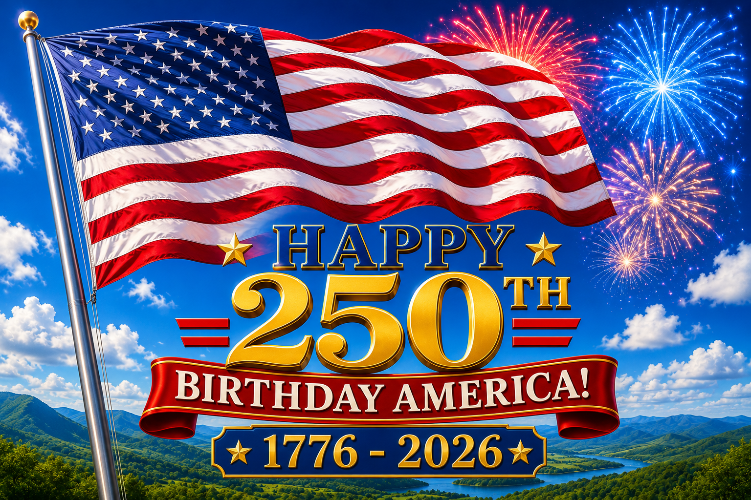 Happy 250th Birthday America!